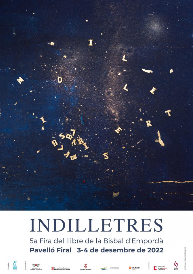 El cartell de la 5a fira Indilletres, a càrrec de l’artista Maria Mercader