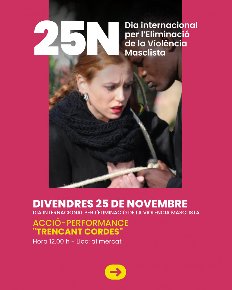 Novembre contra la violència: ampli ventall d’activitats programades amb motiu del 25N