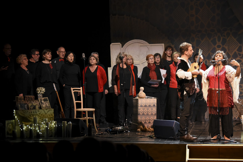 El concert teatralitzat ‘Tranquila, Celeste canta Chavela’ en imatges