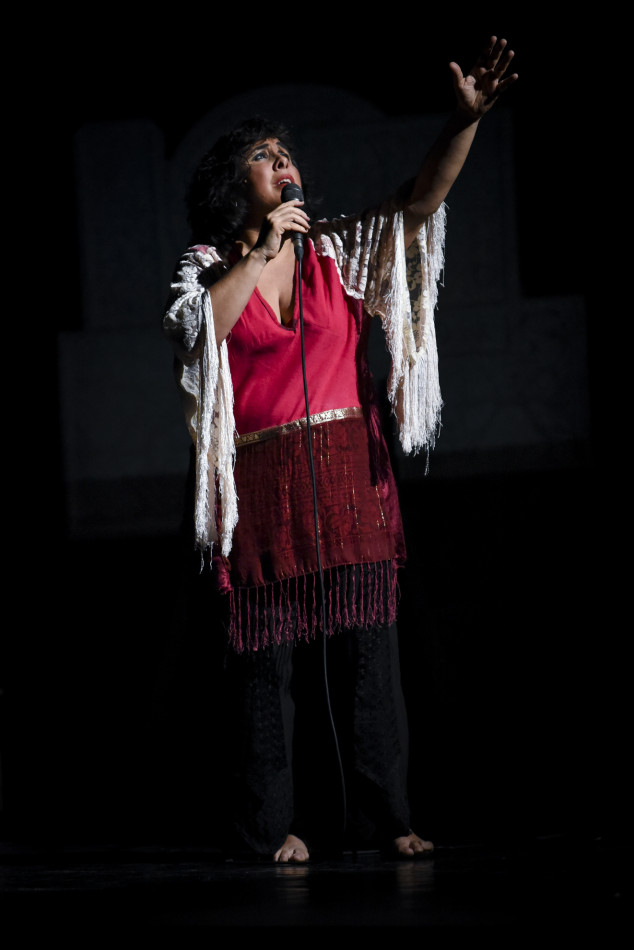 El concert teatralitzat ‘Tranquila, Celeste canta Chavela’ en imatges