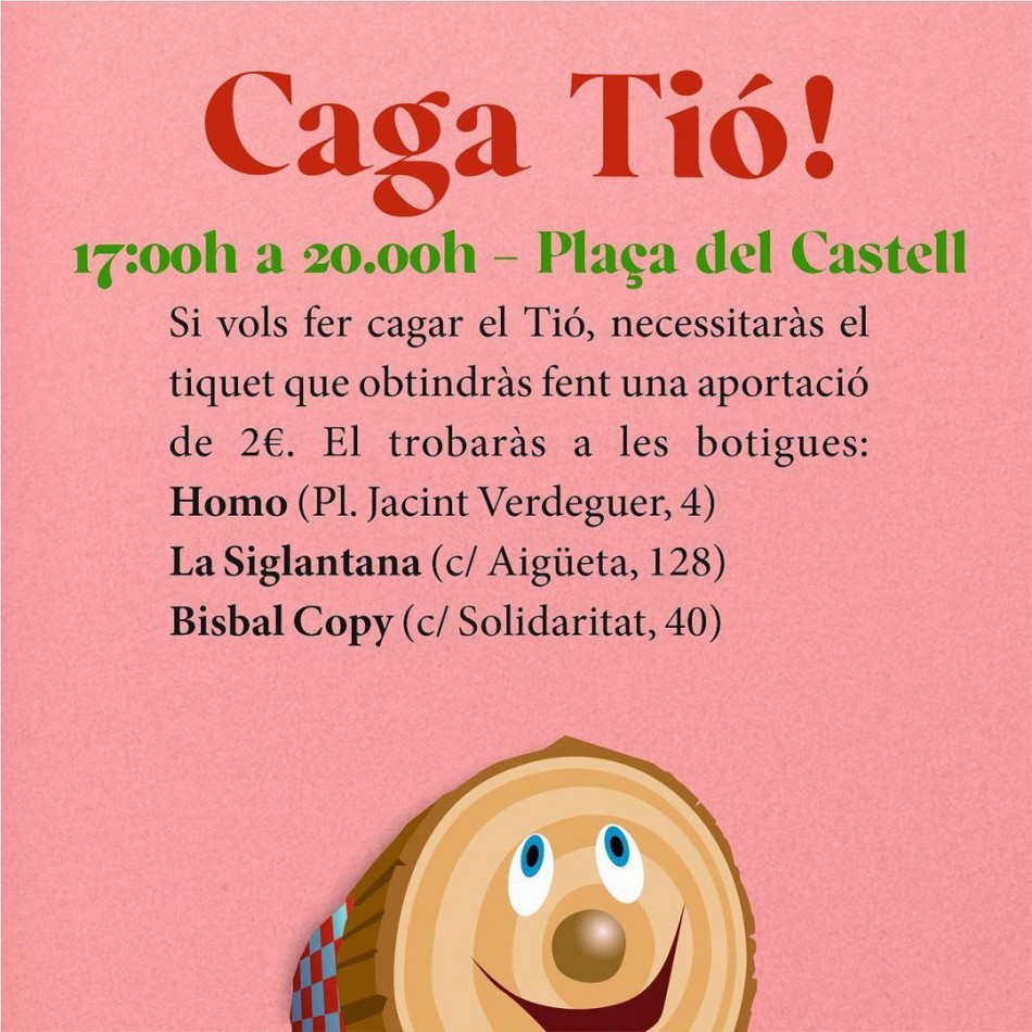 El Gran Tió dels Voltors torna a la plaça del Castell