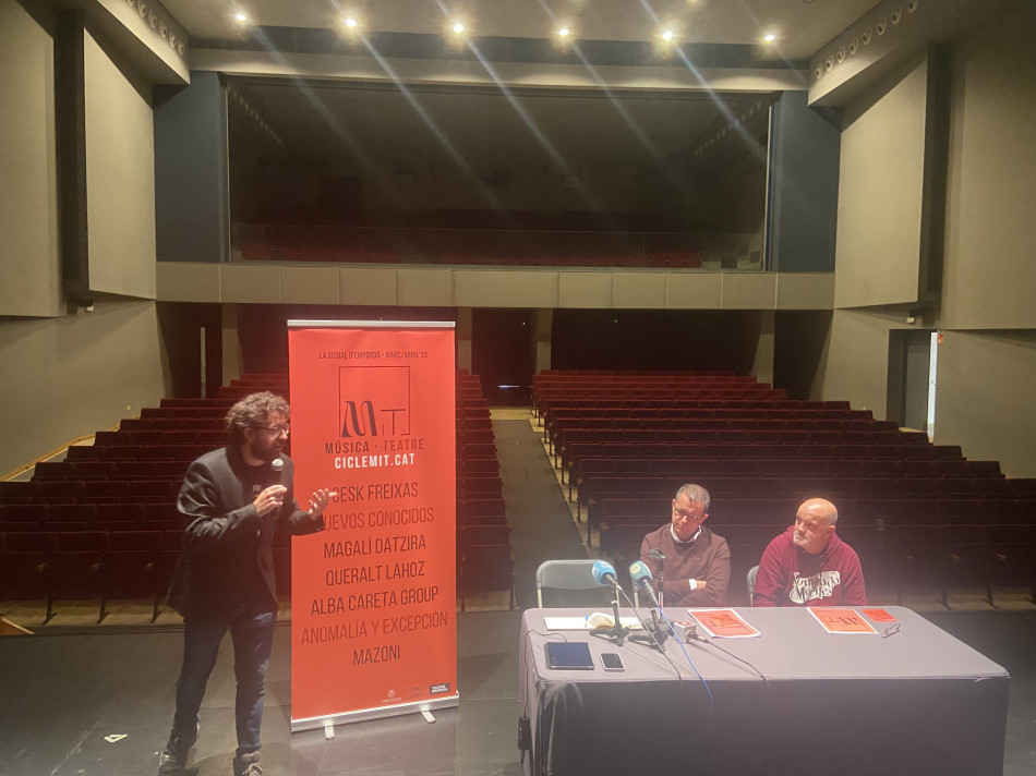 El MiT de la Bisbal omplira? el Teatre Mundial de mu?sica i teatre els dissabtes de marc? i abril