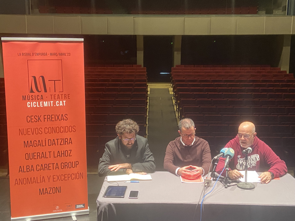 El MiT de la Bisbal omplira? el Teatre Mundial de mu?sica i teatre els dissabtes de marc? i abril