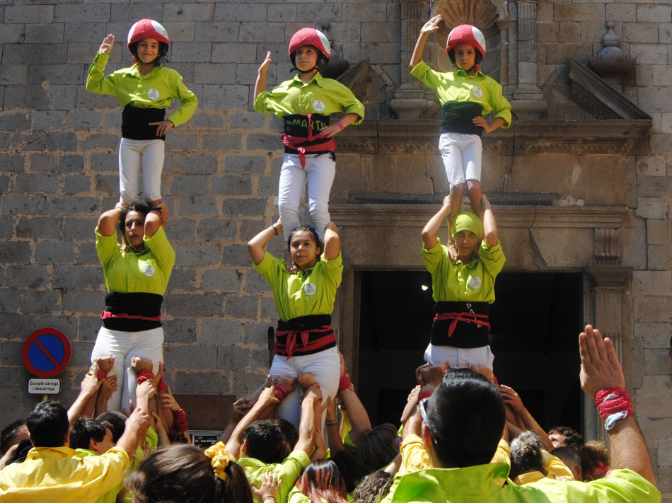 La celebració del 10è aniversari dels Minyons de Santa Cristina d’Aro farà parada a la Bisbal amb un pilar a la plaça del Castell