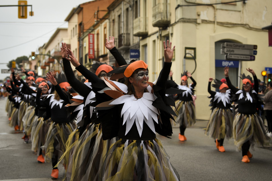 La rua de Carnestoltes 2023 de la Bisbal en imatges