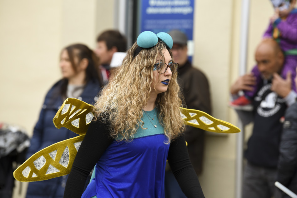 La rua de Carnestoltes 2023 de la Bisbal en imatges