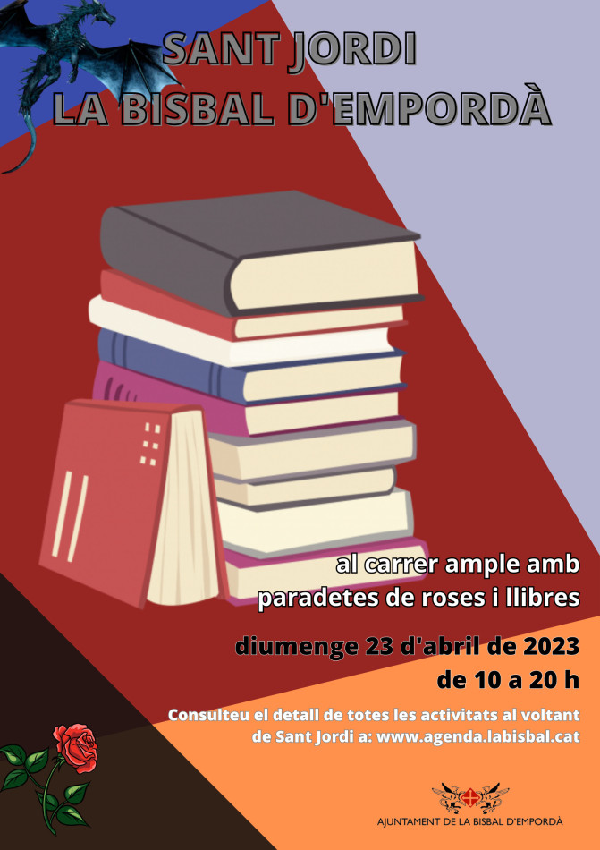 Totes les activitats de la Diada de Sant Jordi 2023 a la Bisbal d'Empordà