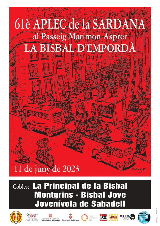 L’Aplec de la Sardana de la Bisbal d’Empordà celebra diumenge la 61a edició