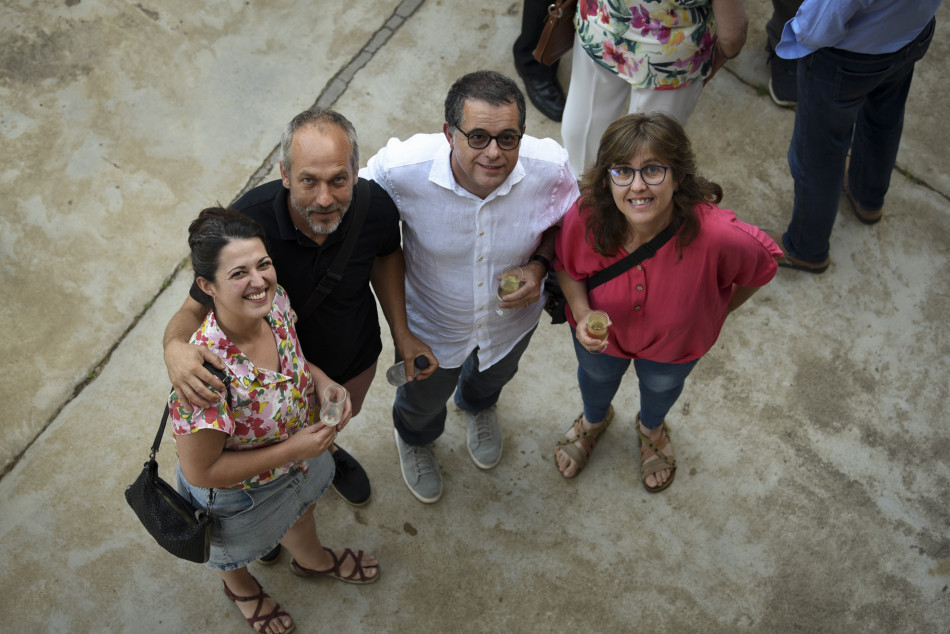 Imatges de la inauguració de l’exposició 'Carles Sala. D’oller a artista de la ceràmica' al Terracotta Museu