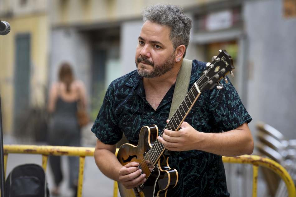 Imatges del concert de cloenda del cicle El Rantell Música al carrer Valls d'en Colomer de la Bisbal