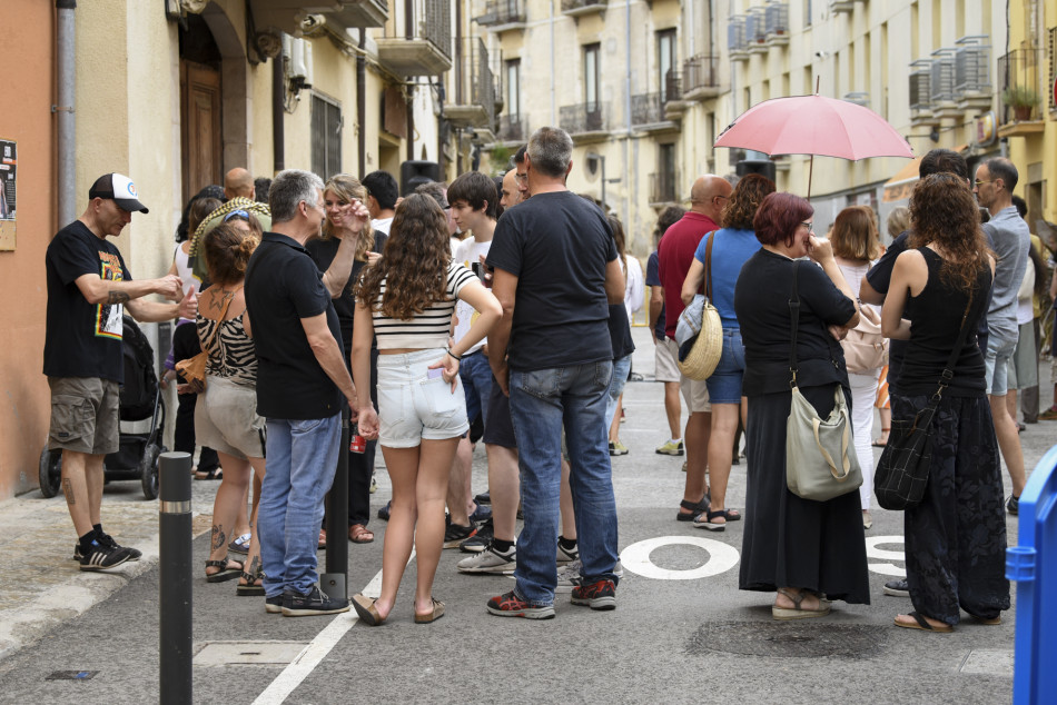 Imatges del concert de cloenda del cicle El Rantell Música al carrer Valls d'en Colomer de la Bisbal