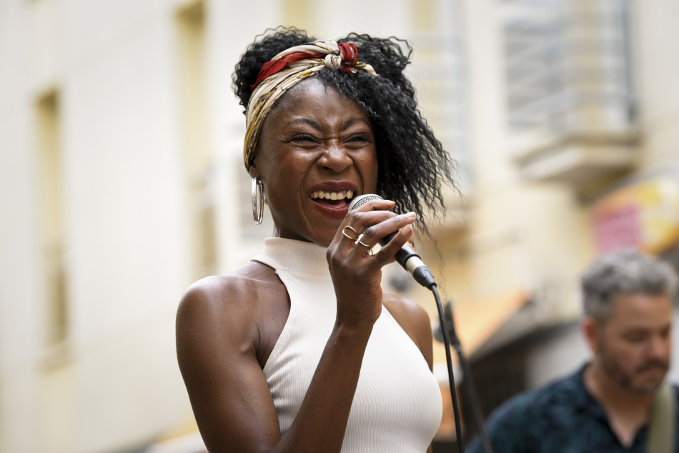 Imatges del concert de cloenda del cicle El Rantell Música al carrer Valls d'en Colomer de la Bisbal