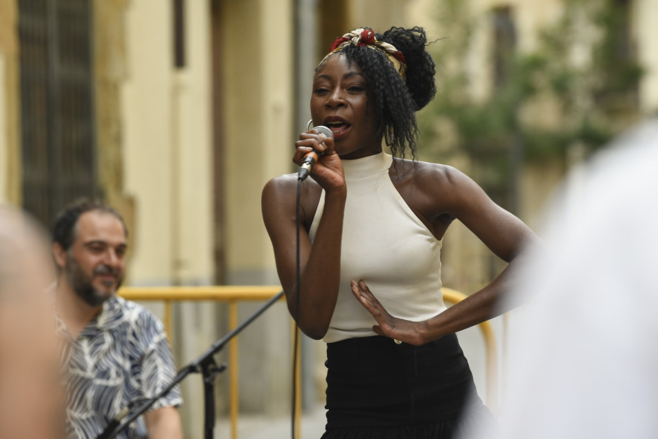 Imatges del concert de cloenda del cicle El Rantell Música al carrer Valls d'en Colomer de la Bisbal