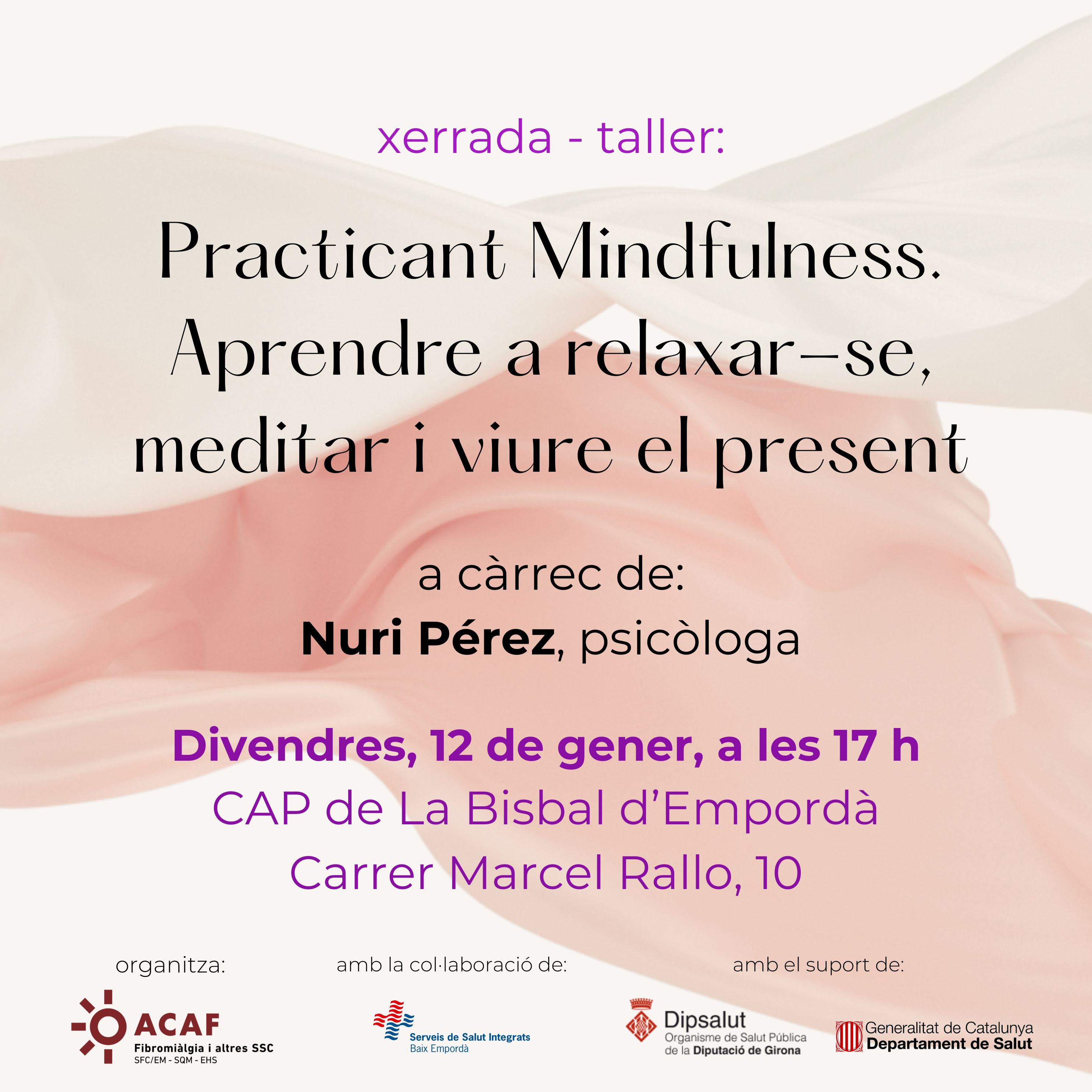 Xerrada Mindfulness | © ACAF