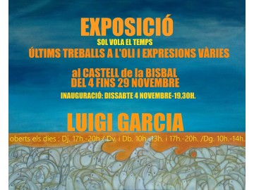 Inauguració exposició Sol vola el temps de Luigi Garcia