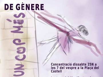 Dia Internacional contra la Violència de Gènere. Lectura de manifest i dansa aèria amb Cia. Estampades