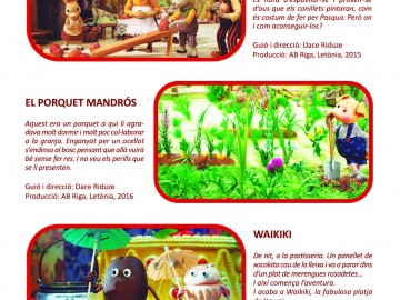 Cinema infantil: Pasqua! El gran dia dels conillets. El porquet mandrós. Waikiki