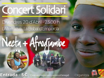 Concert solidari. Necta + Afrodjambe