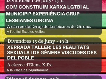 Xerrada taller: Les realitats sexuals i de gènere viscudes des del poble, a càrrec de l'Elena Xifre