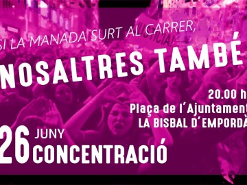 Concentració. Si la manada surt al carrer nosaltres també