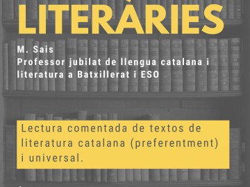 Xerrades literàries. Els poemes/poetes imprescindibles de la literatura catalana