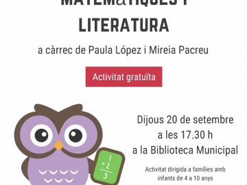 Activitat familiar. Matemàtiques i literatura