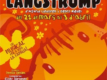 Espectacle musical familiar. Pippi Langstrum de la Cia. Lazzigags