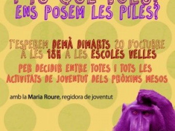 Ens posem les piles? Esmorzar i assemblea oberta de Joventut.
