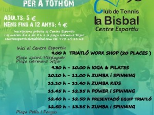 II Masterclass (zumba, tennis, ioga, pilates, power, spinning i tenis al carrer)