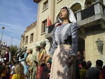 Festa Major. Plantada de gegants