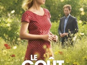 Cinema. Pastel de pera con lavanda