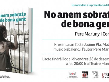 Presentació de la primera novel•la de Pere Maruny: No anem sobrats de bona gent