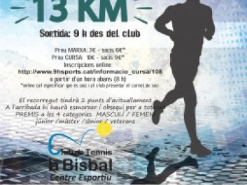 7a. Marxa del Centre Esportiu Club de Tennis La Bisbal (13 km)