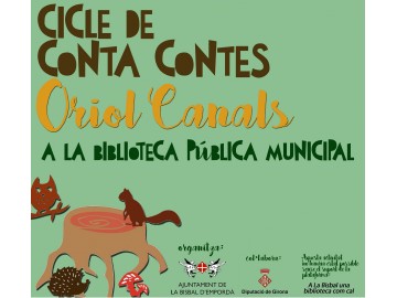 Conta contes Oriol Canals. 