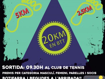 2na Duatló Popular (5 km cursa a peu, 20 km en btt i 2,5 km cursa a peu)