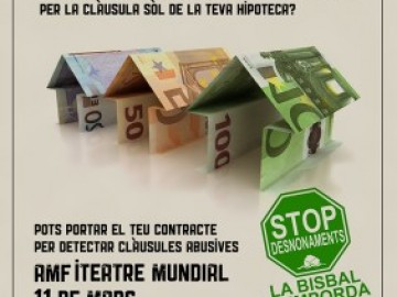 Xerrada informativa "Les clàusules sòl"