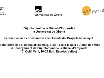 Acta de cloenda del projecte Rossinyol
