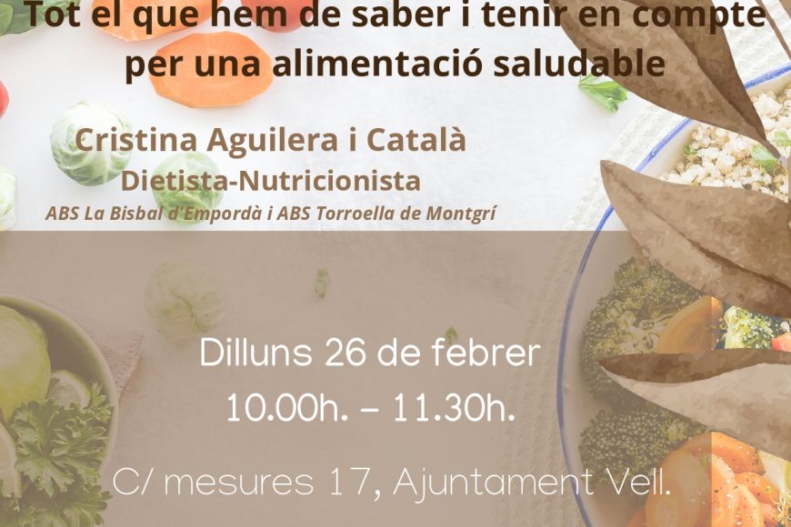 Alimentació saludable Alimentació saludable