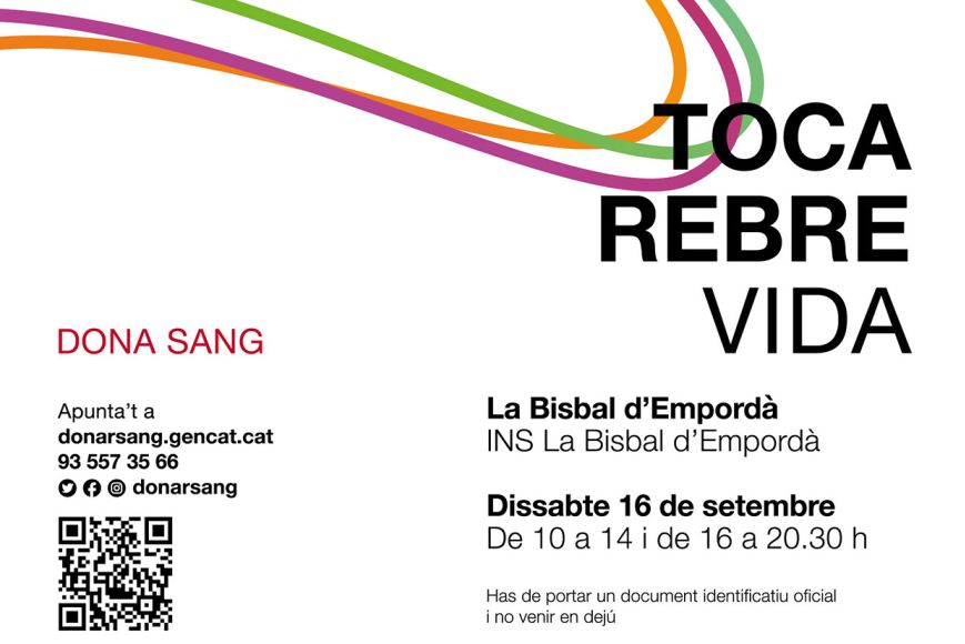 Donació de sang set-2023 | © Banc de Sang i Teixits Donació de sang set-2023 | © Banc de Sang i Teixits