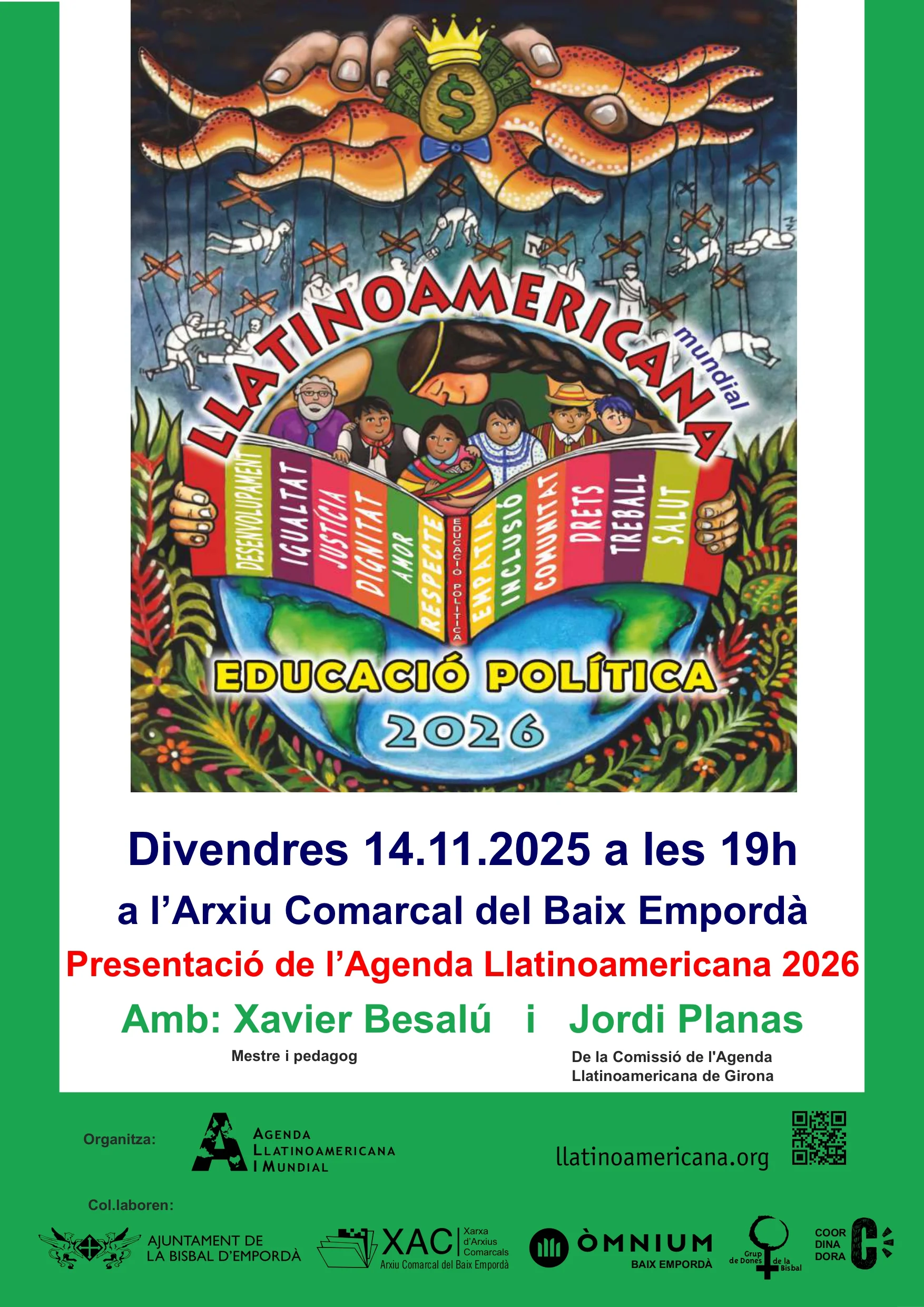 Presentació de l'Agenda Llatinoamericana 2026  | © Agenda Llatinoamericana i Mundial