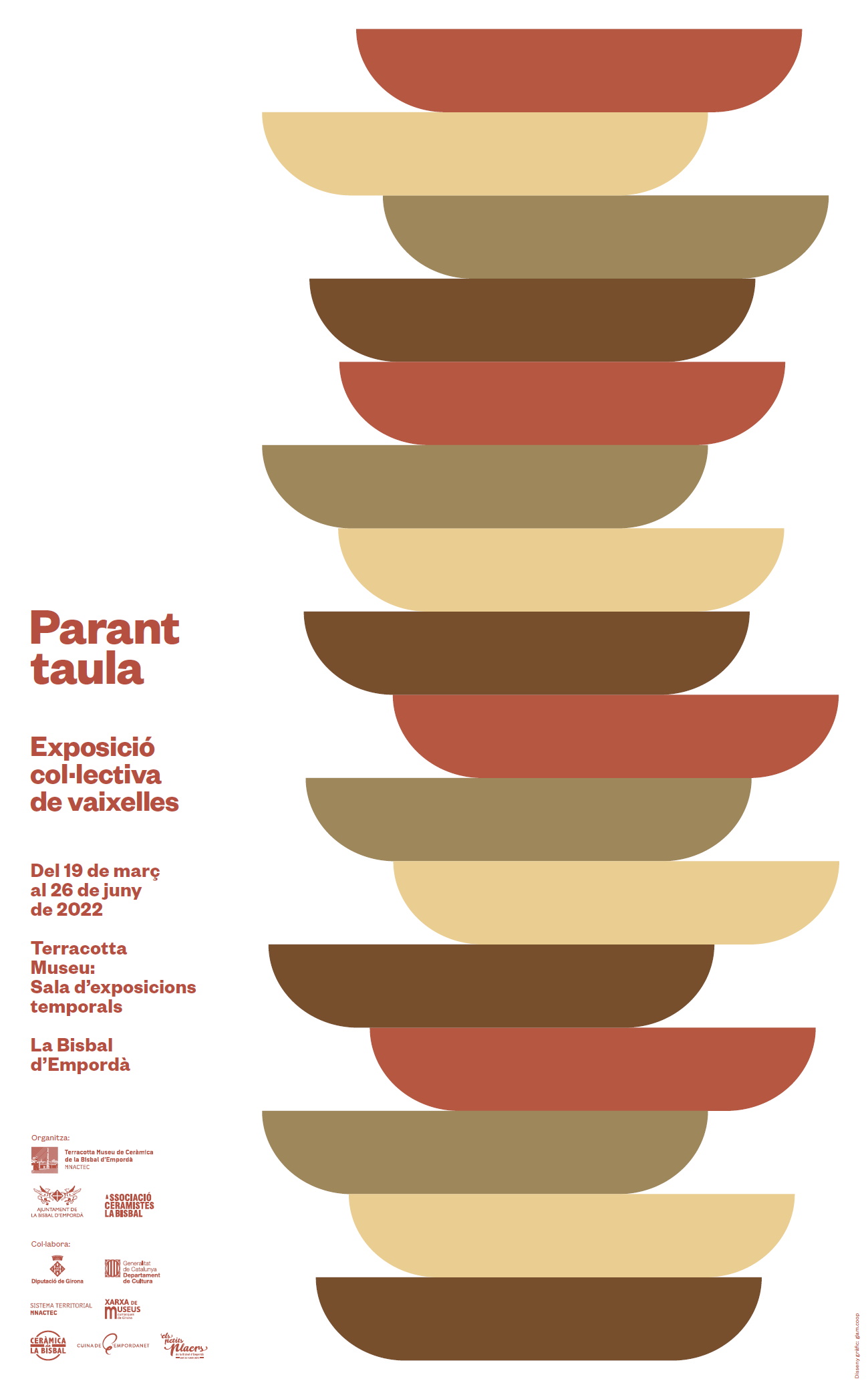 Cartell del Parant taula 2022. Del 19 de març al 26 de juny de 2022. Terracotta Museu: Sala d'exposicions temporals. La Bisbal d'Empordà.