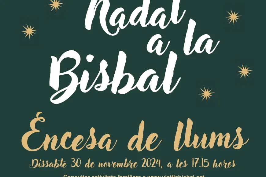 Encesa llums de nadal de la Bisbal 2024 | © Federació del Comerç de la Bisbal Encesa llums de nadal de la Bisbal 2024 | © Federació del Comerç de la Bisbal