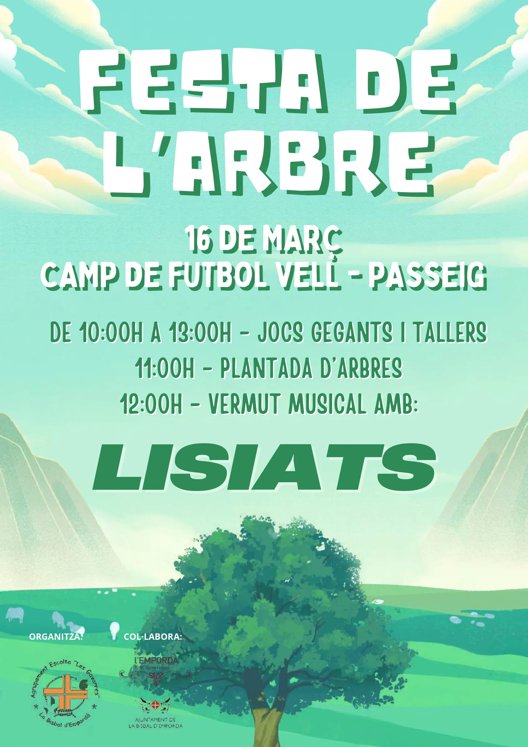 Cartell Festa de l'Arbre 2025 | © Agrupament Escolta Les Gavarres