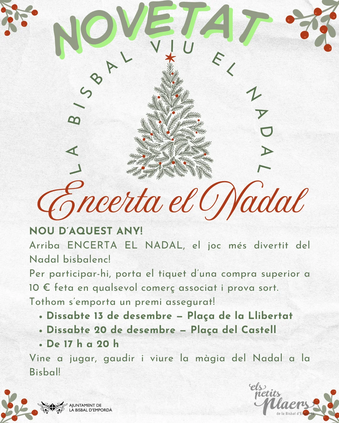 encerta el nadal | © Federació del Comerç de la Bisbal