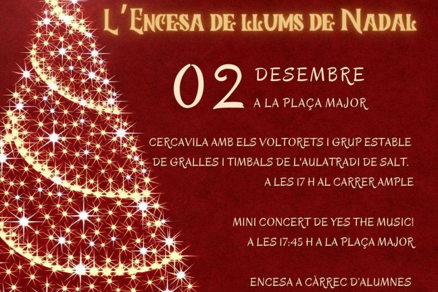 Encesa llums de nadal de la Bisbal 2023 | © Federació del Comerç de la Bisbal Encesa llums de nadal de la Bisbal 2023 | © Federació del Comerç de la Bisbal