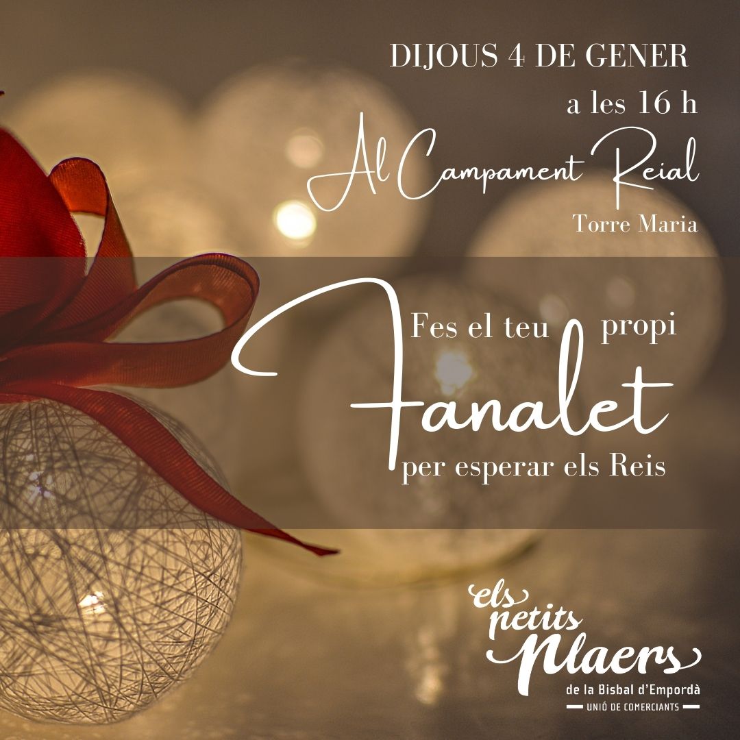 Taller de fanalets de Nadal | © Federació del Comerç de la Bisbal
